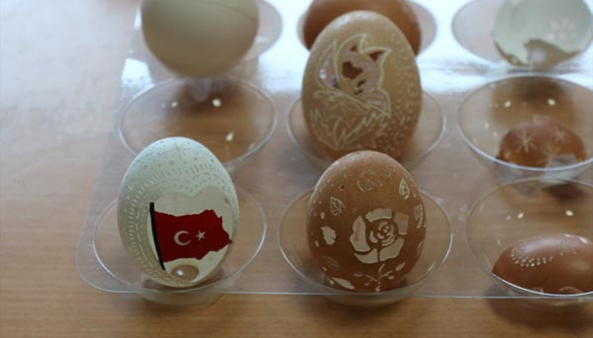 Yumurta kabuğunu hiç böyle görmediniz