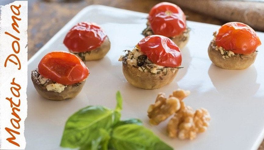 Peynirli Mantar Dolma | Diyetisyen Mutfağı | Diyetisyen Andaç Yeşilyurt ile Yemek Tarifleri