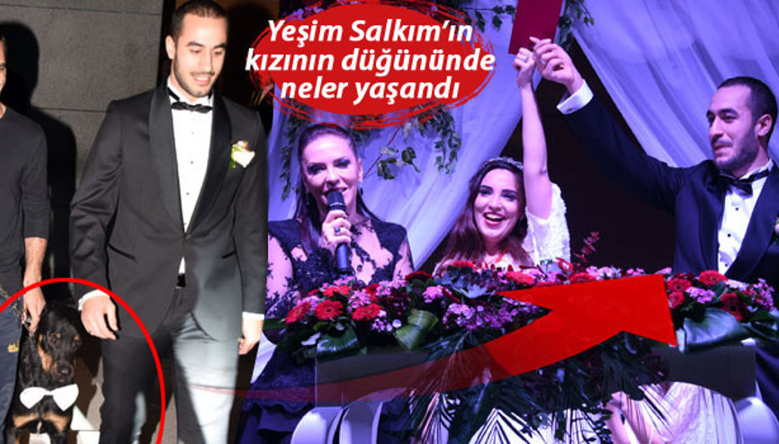 Davetlileri şaşırtan misafir