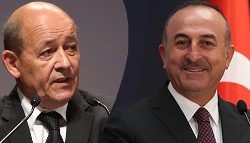 Çavuşoğlu devreye girdi, Fransız Bakan düzeltti