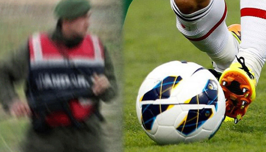 Amatör maçta akıl almaz olay Jandarma havaya ateş açtı