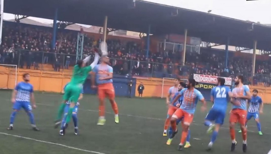 Bölgesel Amatör Ligi karıştıran gol Bölgesel Amatör Ligi karıştıran gol