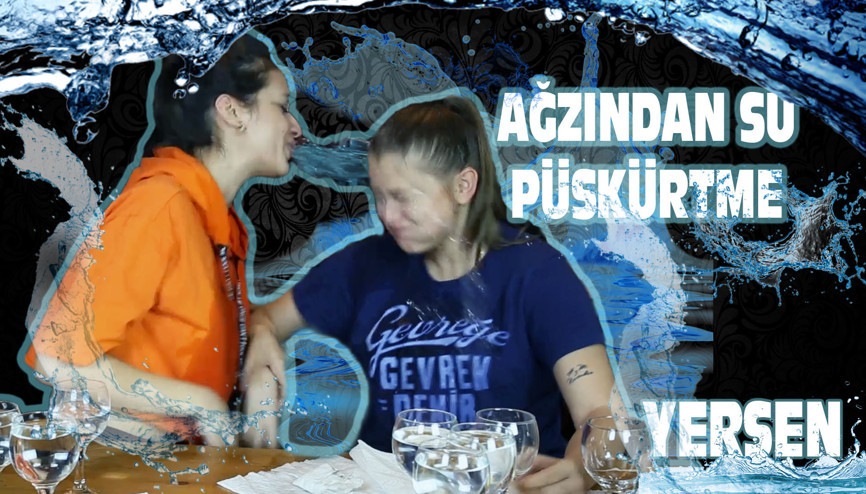 Yüzüne Su Püskürtme Challange | Yersen