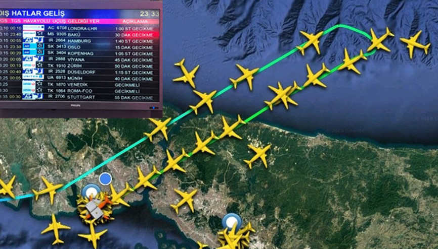 İstanbulda hava ulaşımına lodos engeli...