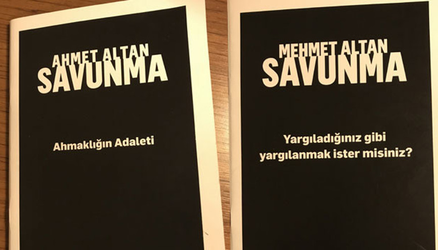 Altan kardeşler savunmalarını kitap yaptılar