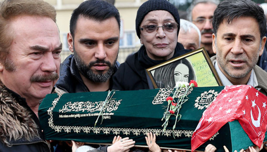 Gözyaşları sel oldu...Nuray Hafiftaş son yolculuğuna uğurlandı