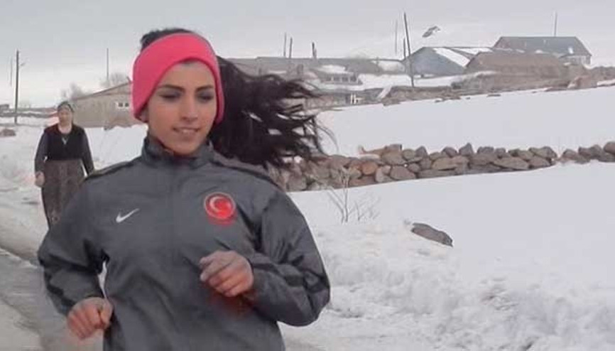 Turkish athlete gears up for championships while shepherding and waitressing