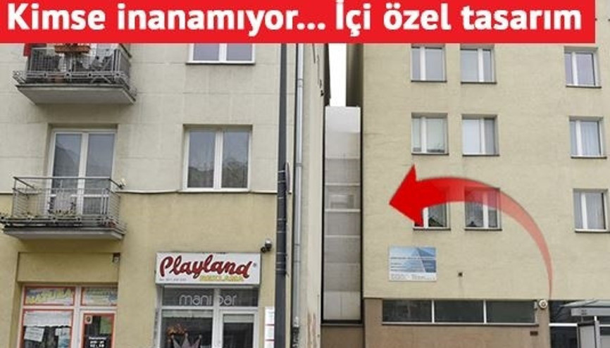 İşte dünyanın en dar evi