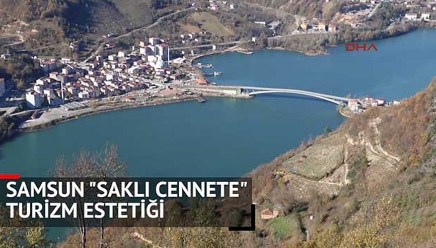 Samsun saklı cennete turist makyajı