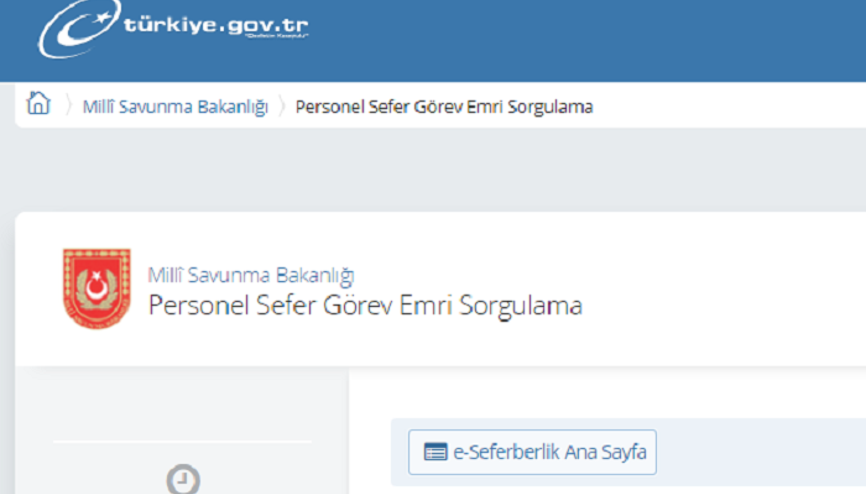 Yeni sefer görev emri açıklaması - Sefer görev emri e Devlet sorgulaması nasıl yapılır