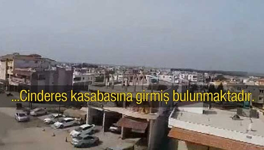 Cinderesin ele geçirildiği Reyhanlıda anonsla duyuruldu