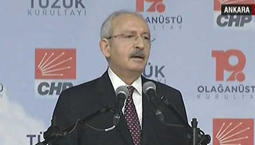 Kılıçdaroğlundan kurultayda partililere sert sözler Kılıçdaroğlundan kurultayda partililere sert sözler