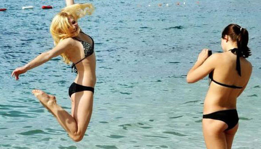 Bodrumda deniz keyfi başladı…