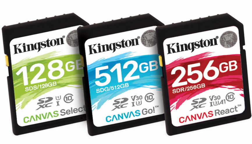 Kingstondan Canvas serisi yeni flaş kartlar