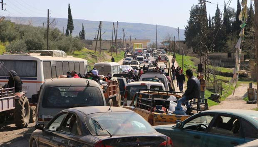 Afrin’den siviller böyle ayrılıyor...