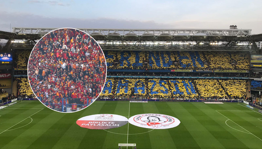Tribün şovu yarım kaldı, G.Saraylılar dalga geçti