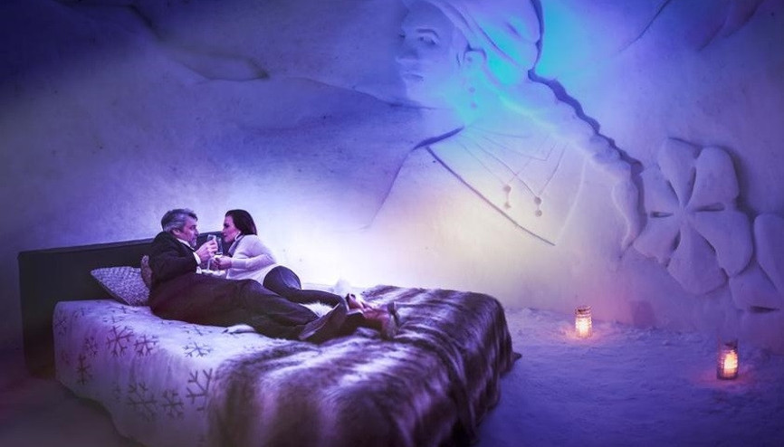 Buz otel sıcaklığı: Rovaniemi Buz otel sıcaklığı: Rovaniemi