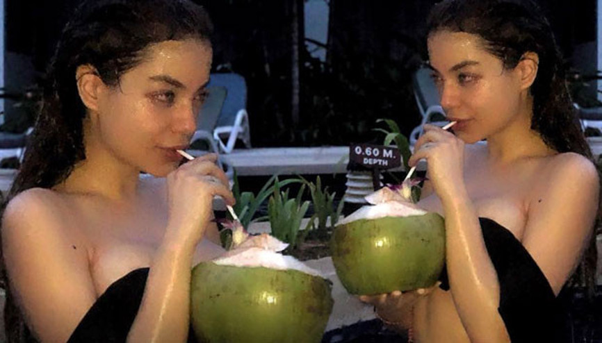 Buse Narcı tatil sezonunu erken açtı