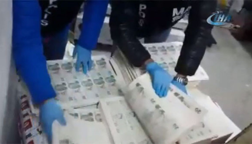 Ümraniyede sahte para operasyonu 7 milyon lira ele geçirildi
