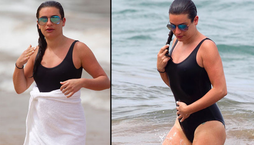 Hemen havluya sarındı