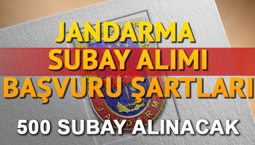 Jandarma personel alımı başvurusu için son günlere girildi Başvuru şartları nelerdir