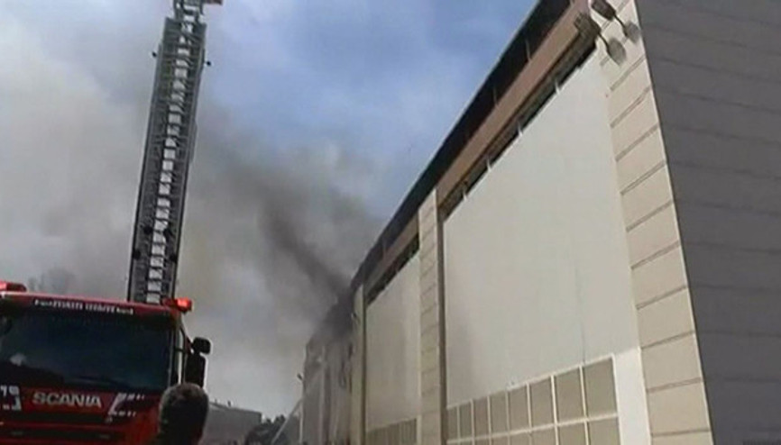 Dudullu metro trafo merkezinde yangın