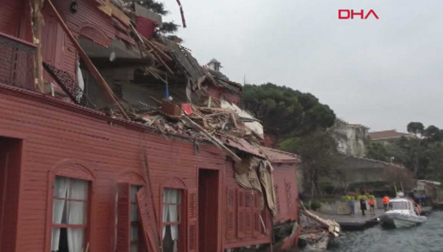 Geminin çarptığı yalıdaki incelemeler devam ediyor