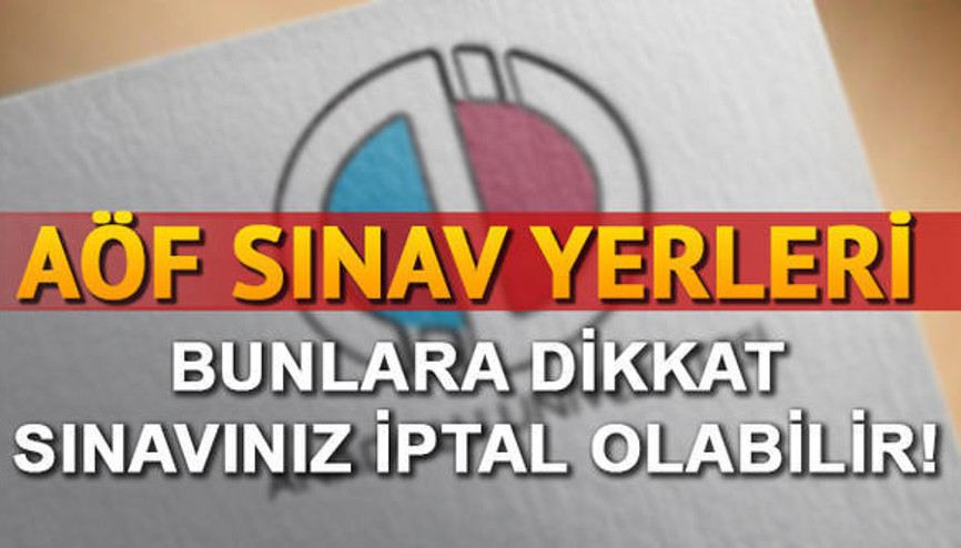 AÖF sınav yerleri belli oldu | AÖF sınav giriş sayfası çöktü mü AÖF sınav yerleri belli oldu | AÖF sınav giriş sayfası çöktü mü