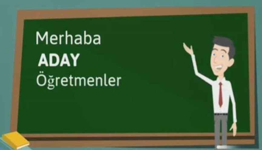 MEB’den aday öğretmenlik süreciyle ilgili video