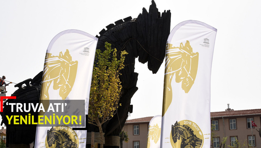 Çanakkalenin turizm elçisi ‘Truva Atı’na makyaj