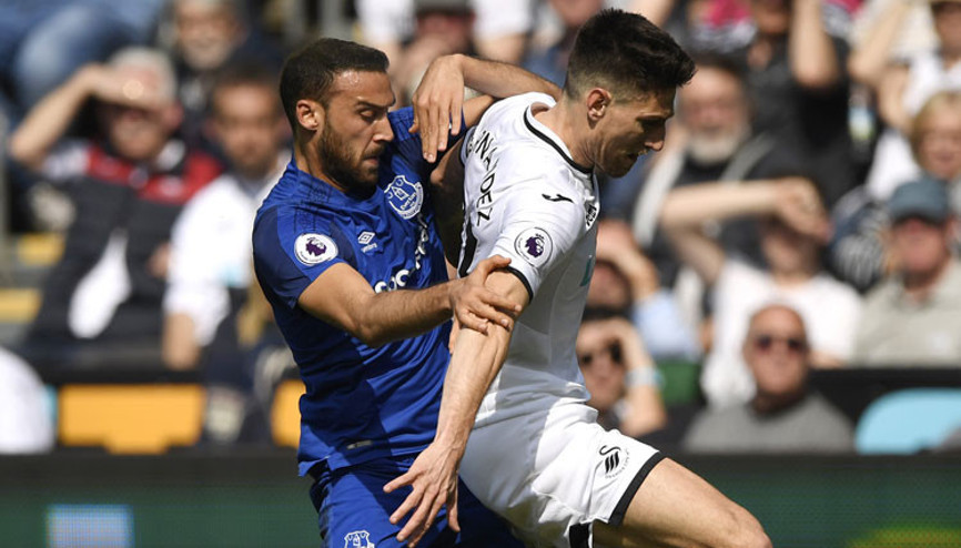 Cenk gol kurtardı Everton 1 puana duacı...