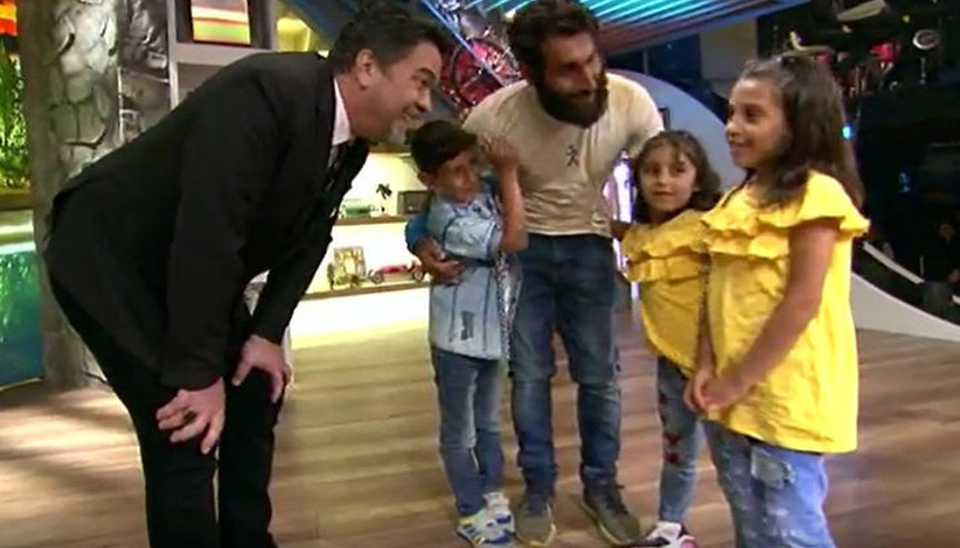 Canlı yayında kavuştular