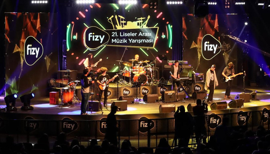 fizy 21. Liseler Arası Müzik Yarışmasında final heyecanı