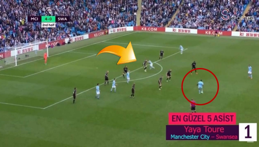Premier Ligde haftanın asisti Yaya Toureden