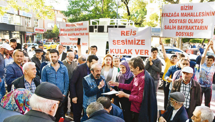Ayazağa’da tapu isyanı Ayazağa’da tapu isyanı