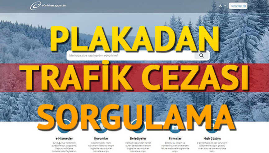 Trafik cezası sorgulama işlemi nasıl yapılır Plakadan ceza sorgulama Trafik cezası sorgulama işlemi nasıl yapılır Plakadan ceza sorgulama