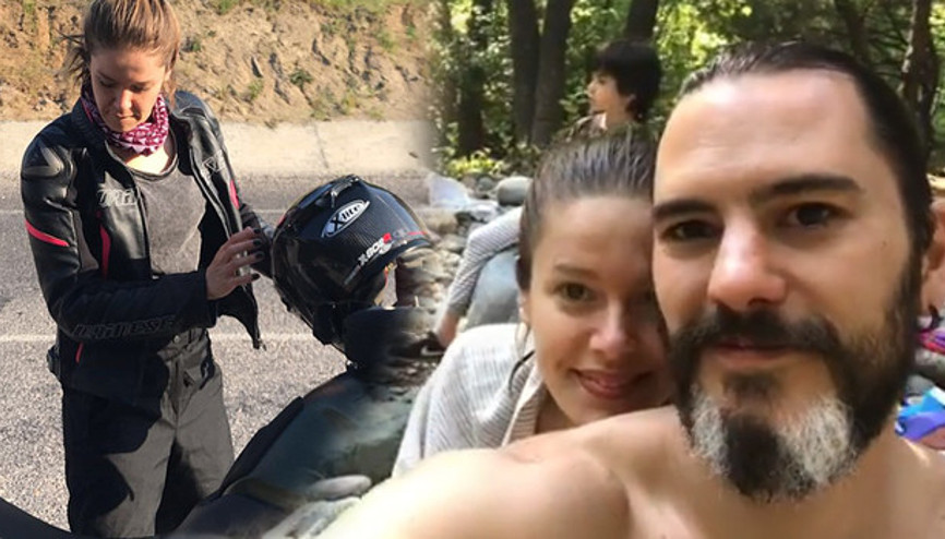 Oyuncu Burcu Biricik ve eşi  Emre Yetkin kazada yaralandı