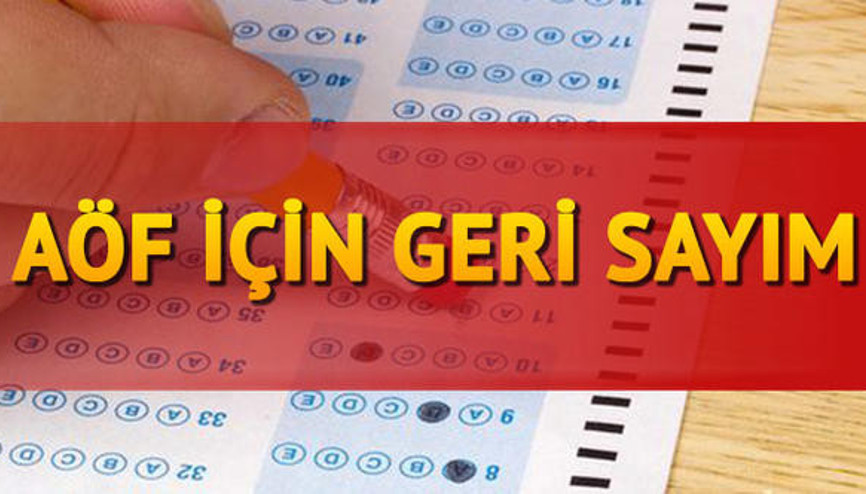 2018 AÖF final sınavları ne zaman yapılacak