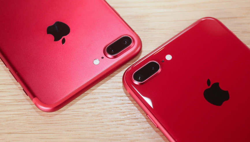 Kırmızı renkli iPhone 8 ve iPhone 8 Plus satışta