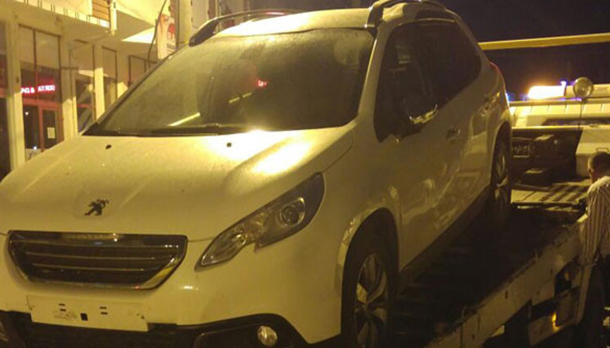 Afrinde görevli bordo berelinin çalınan aracı bulundu