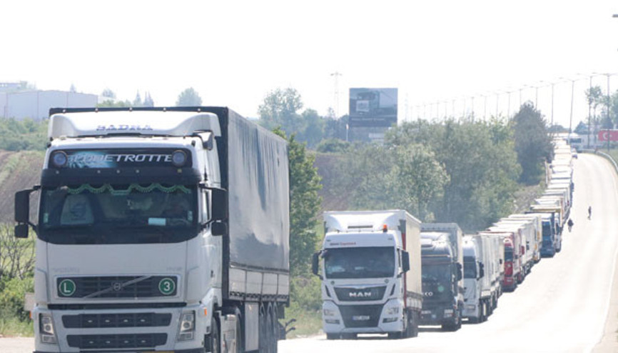 TIR kuyruğu sorununa çift taraflı çözüm yolda