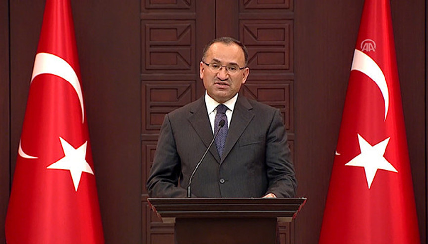Bekir Bozdağ: 3 gün süreyle ulusal yas ilan edildi