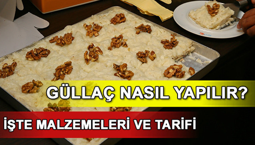 Güllaç nasıl yapılır Ramazana özel güllaç tarifi ve malzemeleri