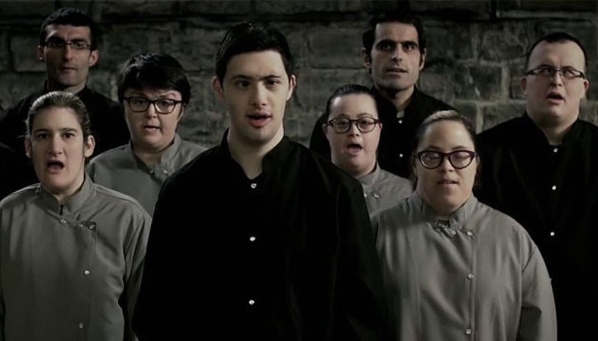 Pink Floyd song theme of march for kids with Down syndrome