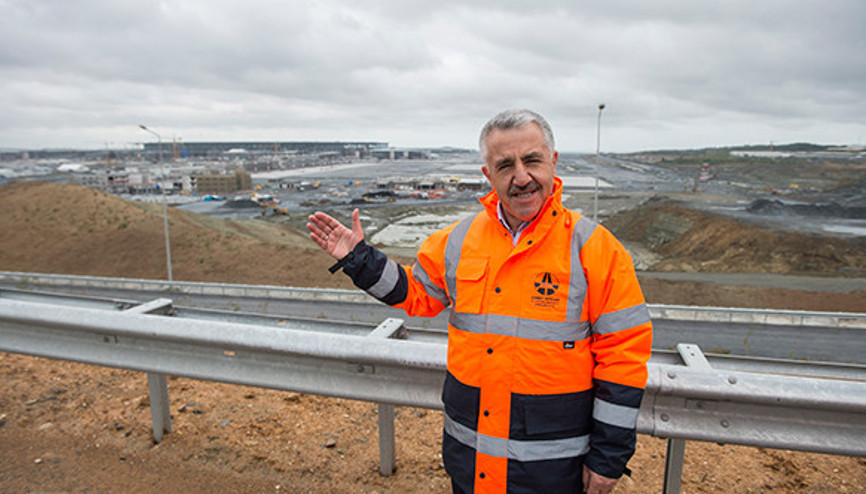 Yeni Havalimanında ilerleme seviyesi yüzde 90,5 Yeni Havalimanında ilerleme seviyesi yüzde 90,5