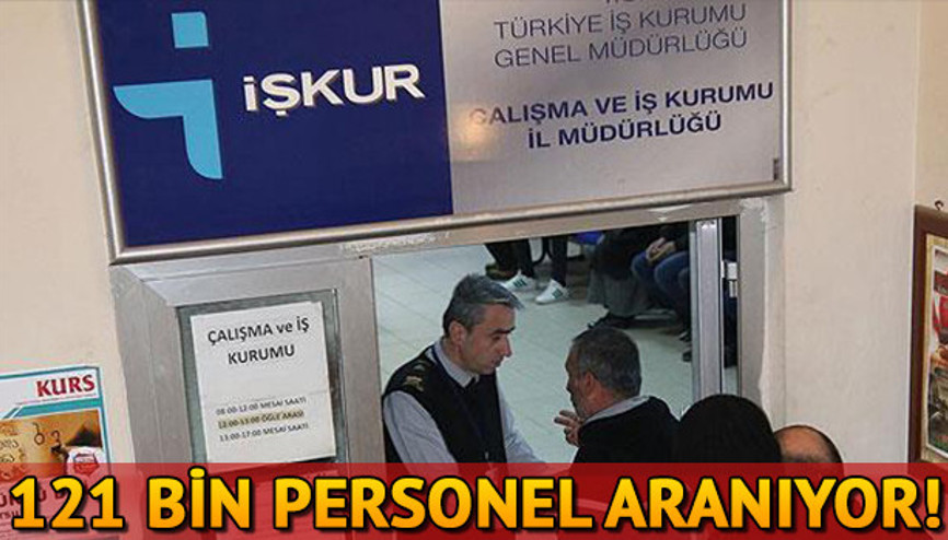 İŞKUR iş ilanları aracılığıyla 121 bin personel aranıyor | Güncel İŞKUR ilanları