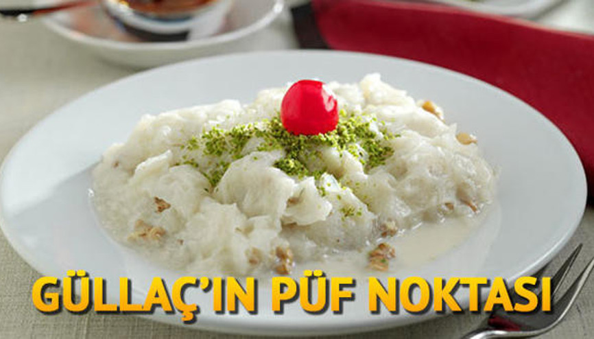 Güllaç tatlısı nasıl yapılır İşte güllaç tatlısı tarifi ve malzemeleri