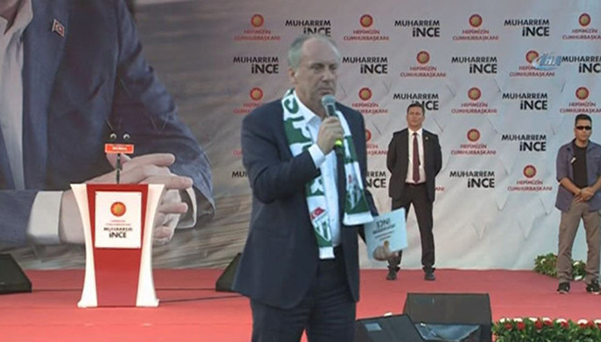 Muharrem İnce, Bursada halka seslendi