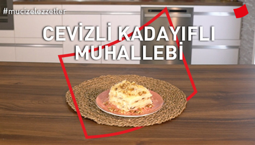 Cevizli Kadayıflı Muhallebi | Mucize Lezzetler