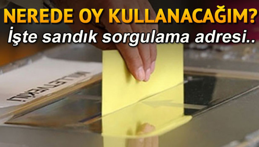 Nerede oy kullanacağım | 2018 YSK seçmen sorgulama ekranı